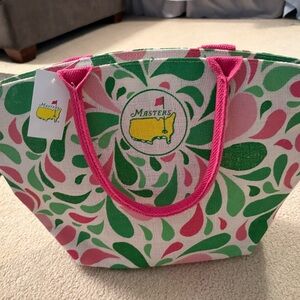 Masters Vibrant Pink and Green Tote